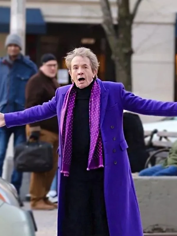 Martin Short Only Murders in the Building Purple Coat