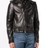 Men Biker Leather Jacket Amiri