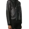 Men Biker Leather Jacket Dsquared