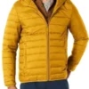 Men's Lightweight Water-Resistant Packable Puffer Jacket with Hood