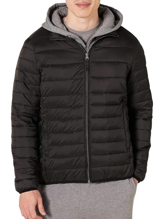 Men's Packable Lightweight Water-Resistant Puffer Jacket