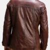 Steve Brown Leather Jacket Back