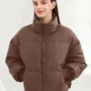 Women’s Winter Cropped Puffer Jacket