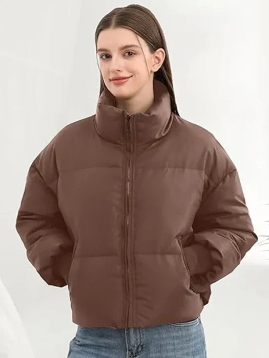 Women’s Winter Cropped Puffer Jacket