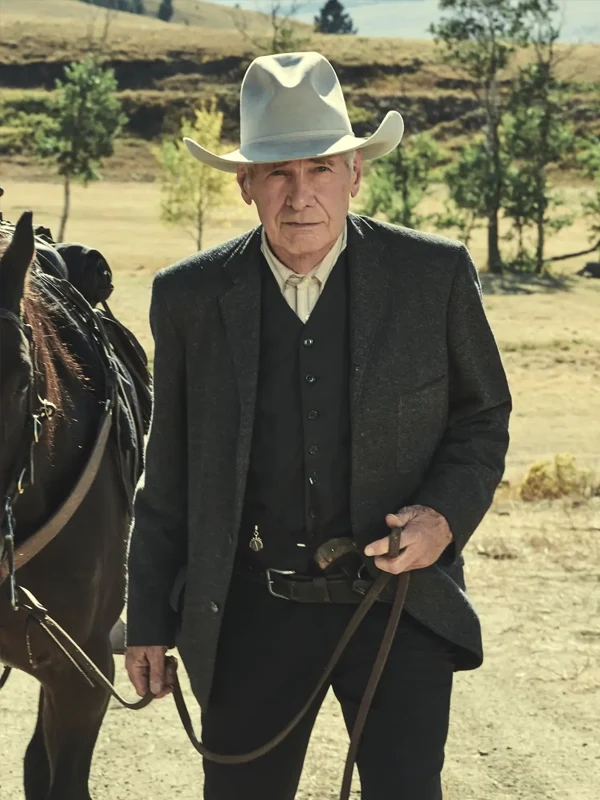 Yellowstone 1923 Harrison Ford Wool Blazer