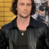 Aaron Taylor-Johnson Kraven the Hunter Black Leather Jacket