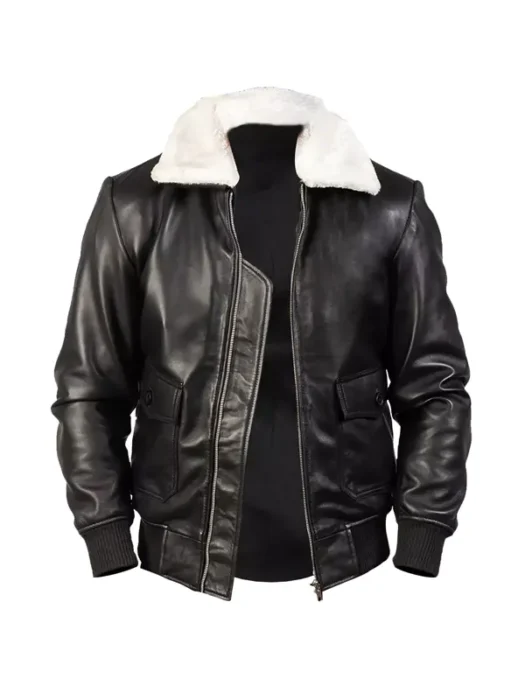 Brockton Men’s G-1 Bomber Leather Jacket