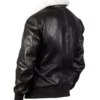 Brockton Men’s G-1 Bomber Leather Jacket Back