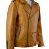 Derek Men’s Caramel Biker Jacket