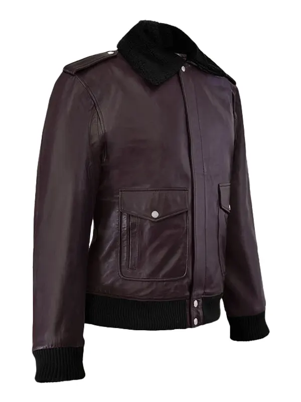 Dominik Men’s Purple Blouson Jacket