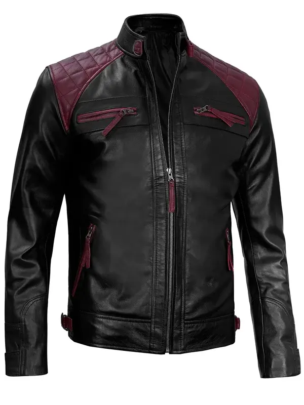 Franz Men’s Black Moto Jacket