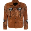 Gilbert Men’s Suede Fringe Jacket