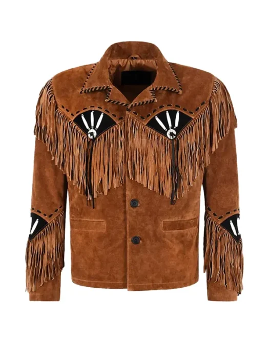 Gilbert Men’s Suede Fringe Jacket