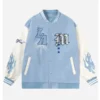 LA Blue Varsity Bomber Jacket