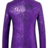 Men's Sequin Wedding Glitter Shiny Slim Fit Elegant Blazer