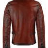 Preston Men’s Red Rider Leather Jacket Back