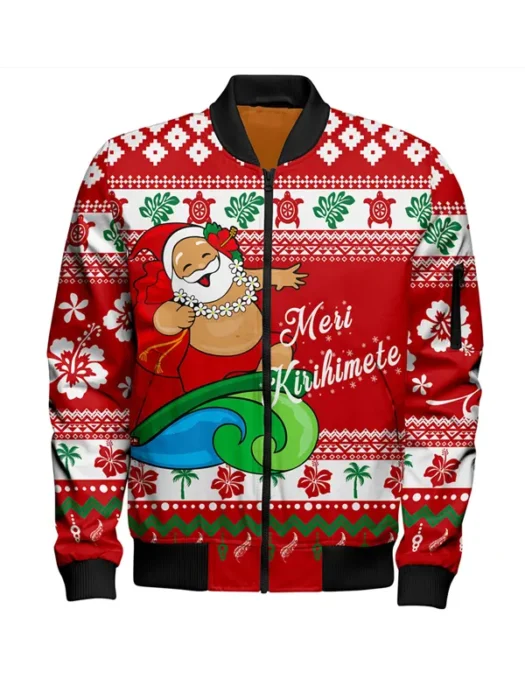 Santa Claus Christmas NZ Bomber Jacket