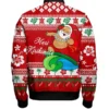 Santa Claus Christmas NZ Bomber Jacket Back