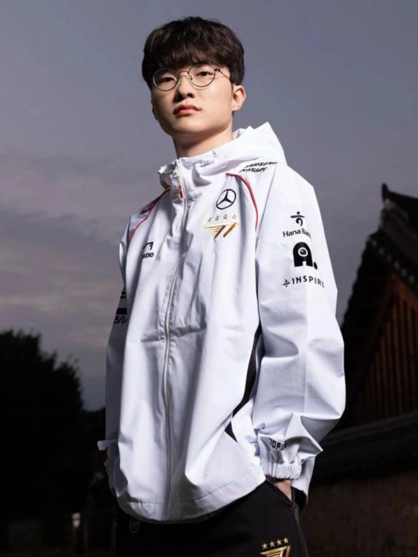 2024 T1 Worlds Uniform Jacket White