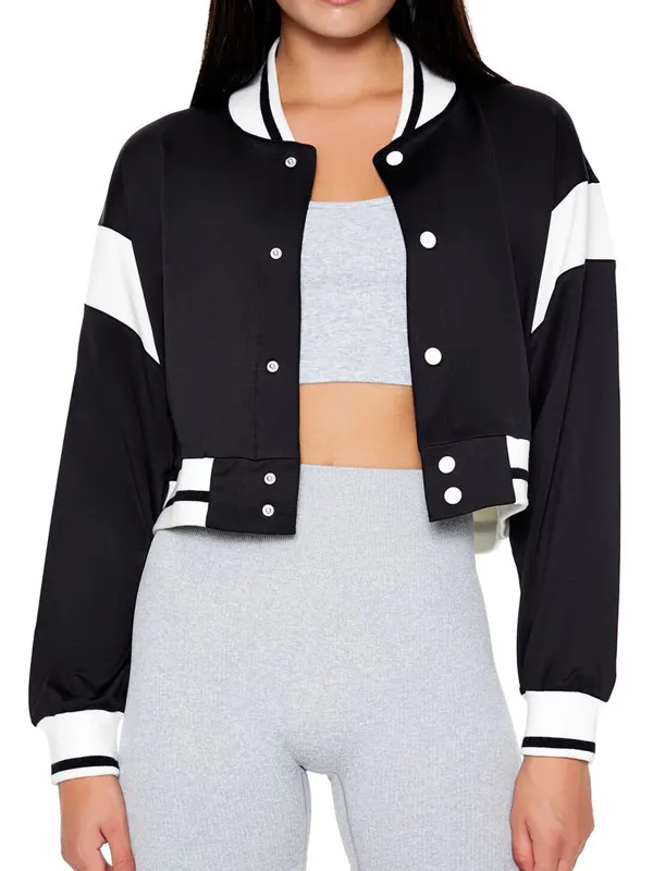 Active Colorblock Bomber Jacket