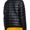 Black Hers Down Jacket Back