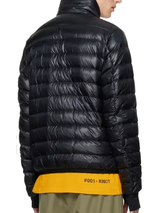 Black Hers Down Jacket Back