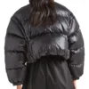 Black Prada Puffer Jacket Back