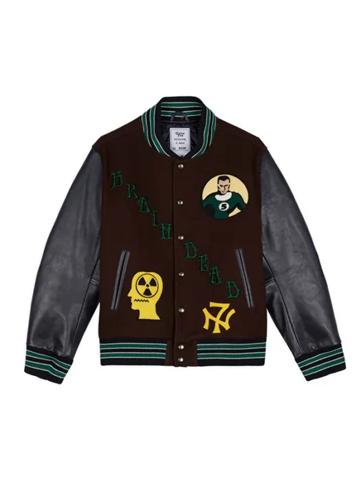 Brain Dead x Nexus VII x Gimme 5 Varsity Jacket