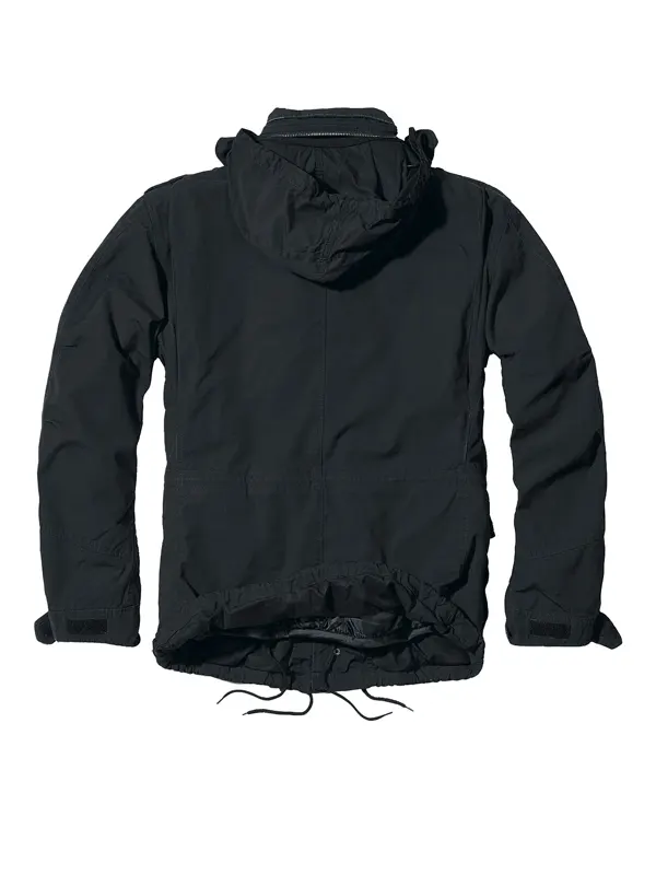 Brandit M65 Giant Winter Black Jacket Back