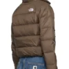 Brown Hydrenalite Down Jacket Back