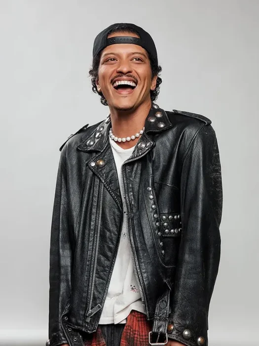 Bruno Mars Apt Song Leather Jacket