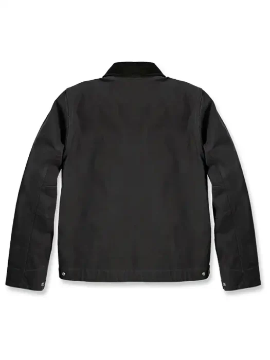 Carhartt Relaxed Fit Rugged Flex Detroit Black Jacket Back