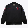 Chicago Bulls Black Out Satin Jacket