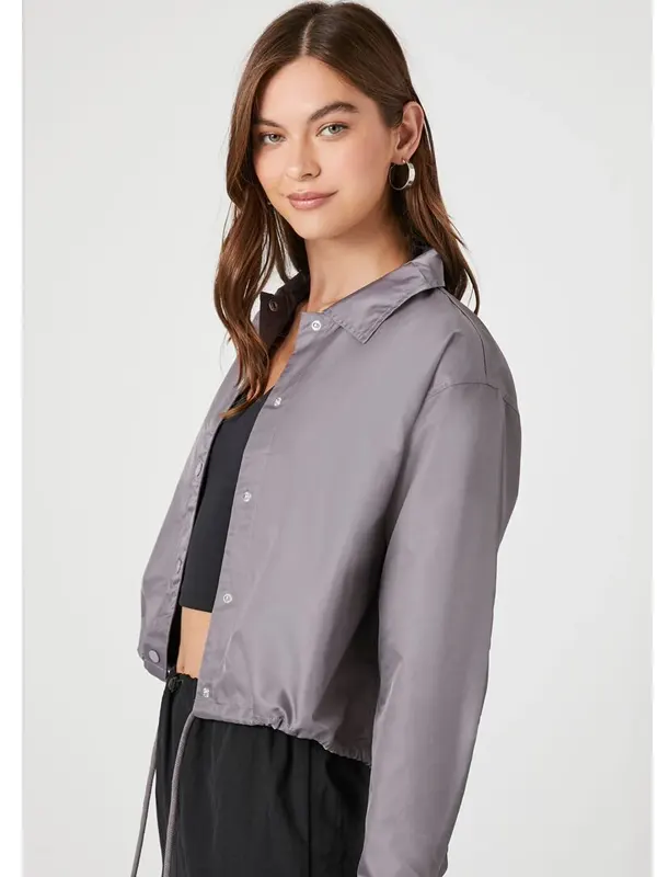 Cropped Coach Jacket