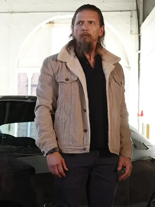 Driver Bring Him to Me Barry Pepper Beige Jacket