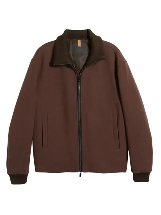 Emperor of Ocean Park Talcott Garland Brown Bomber Jacket