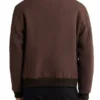 Emperor of Ocean Park Talcott Garland Brown Bomber Wool Jacket Back