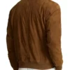 Evil Season 4 Mike Colter Bomber Suede Jacket Back