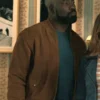 Evil Season 4 Mike Colter Suede Bomber Jacket