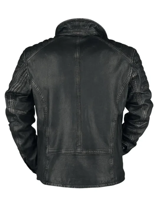 Gipsy Randall NSLROV Black Leather Jacket