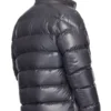 Gray Gourette Down Jacket Back