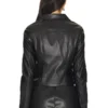 Haydenn Faux Leather Jacket Back