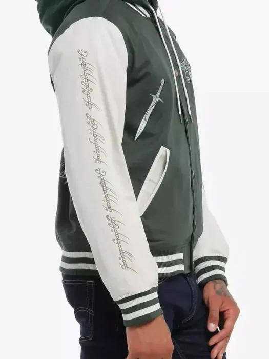 Hot Topic Exclusive The Lord Of The Rings Icons Varsity Jacket