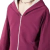 Itachi Edo Tensei Full-Zip Cotton Maroon Coat