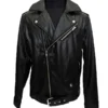 Jay White Riders Black Leather Jacket