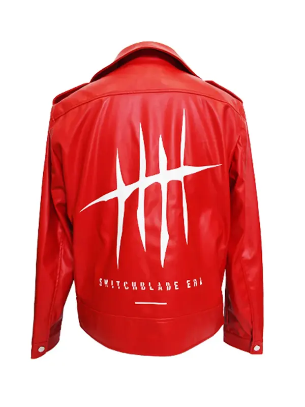 Jay White Riders Red Leather Jacket Back