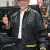 Jeff Goldblum Good Morning America Black Bomber Jacket