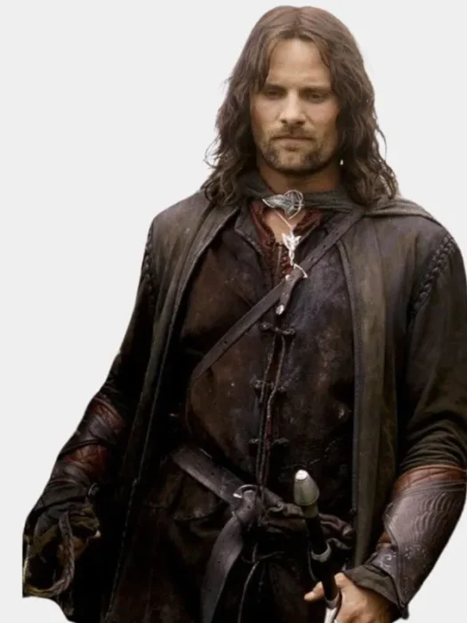 LOTR Aragorn Leather Coat