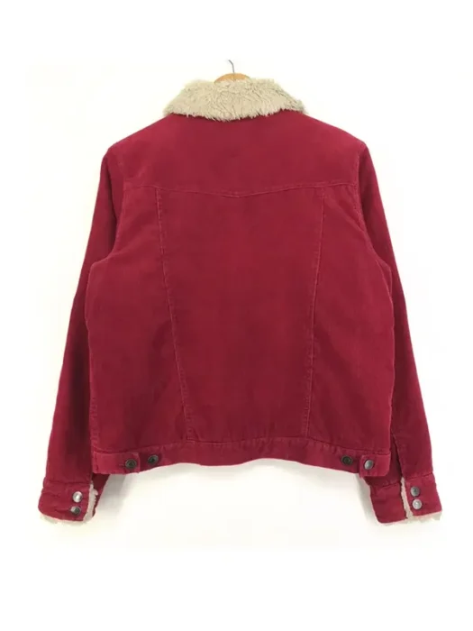 Lauren Graham Gilmore Girls Red Corduroy Jacket Back