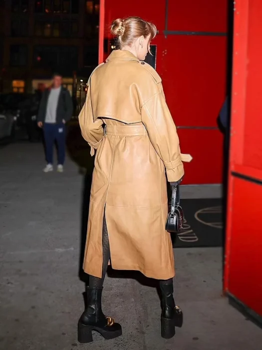 Leather Trench Coat Taylor Swift